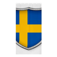 Flag Sweden Country Swedish Symbol Shower Curtain 36  X 72  (stall)  by Sapixe