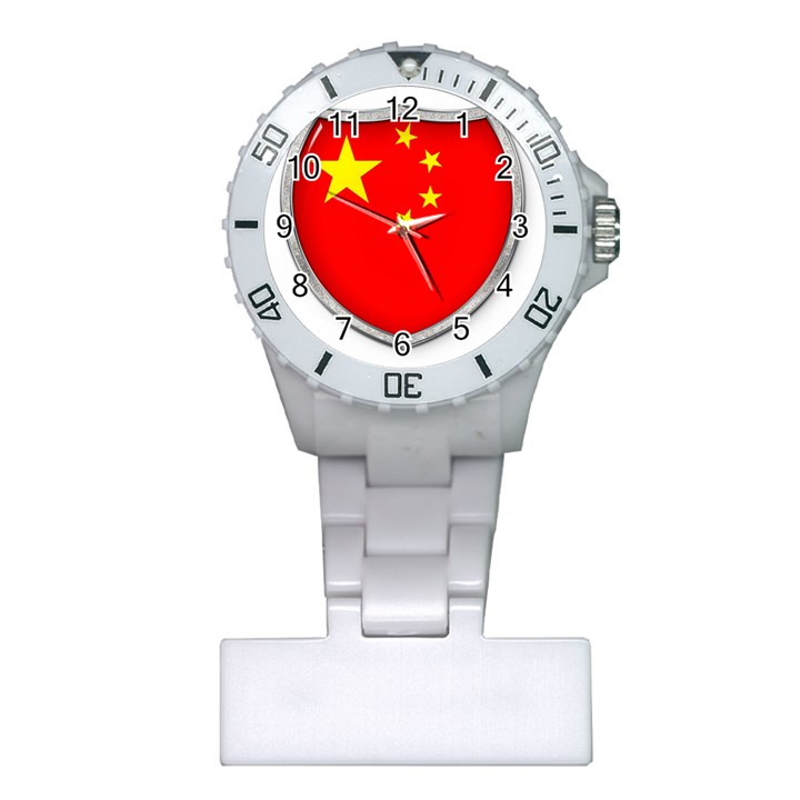 Flag China Country Nation Asia Plastic Nurses Watch