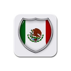 Flag Mexico Country National Rubber Square Coaster (4 Pack) 