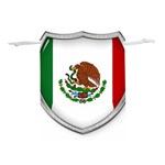 Flag Mexico Country National Lightweight Drawstring Pouch (L) Front