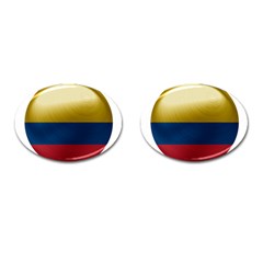 Colombia Flag Country National Cufflinks (oval) by Sapixe