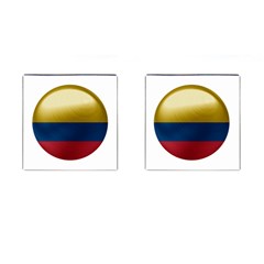 Colombia Flag Country National Cufflinks (square) by Sapixe