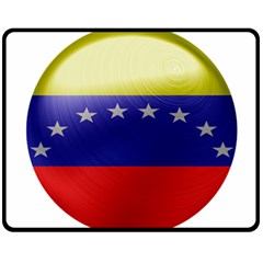 Venezuela Flag Country Nation Double Sided Fleece Blanket (medium)  by Sapixe