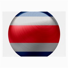 Costa Rica Flag Country Symbol Large Glasses Cloth by Sapixe