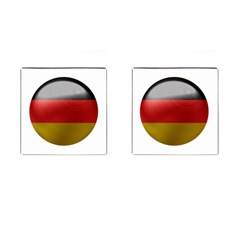 Germany Flag Europe Country Cufflinks (square) by Sapixe