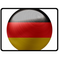 Germany Flag Europe Country Fleece Blanket (large)  by Sapixe