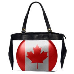 Canada Flag Country Symbol Nation Oversize Office Handbag (2 Sides) by Sapixe