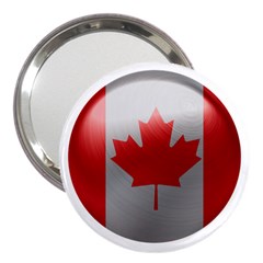 Canada Flag Country Symbol Nation 3  Handbag Mirrors