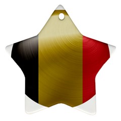 Belgium Flag Country Europe Ornament (star) by Sapixe