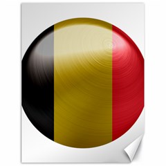 Belgium Flag Country Europe Canvas 18  X 24  by Sapixe