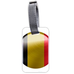 Belgium Flag Country Europe Luggage Tag (two Sides) by Sapixe