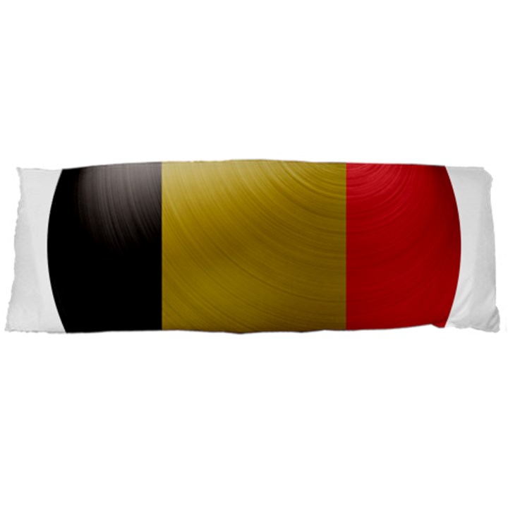 Belgium Flag Country Europe Body Pillow Case Dakimakura (Two Sides)