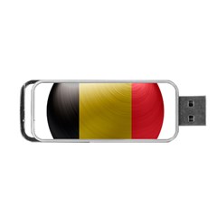 Belgium Flag Country Europe Portable Usb Flash (one Side) by Sapixe