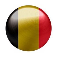 Belgium Flag Country Europe Wooden Puzzle Hexagon