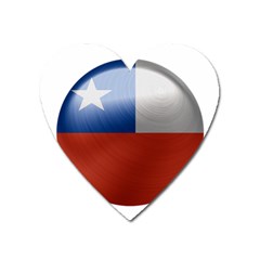 Chile Flag Country Chilean Heart Magnet by Sapixe