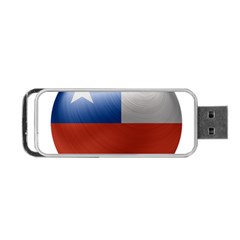 Chile Flag Country Chilean Portable Usb Flash (one Side) by Sapixe