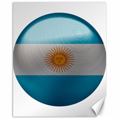 Argentina Flag Country Nation Canvas 11  X 14  by Sapixe