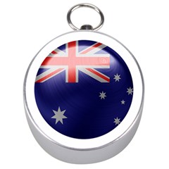 Australia Flag Country National Silver Compasses by Sapixe