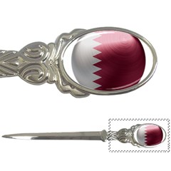 Qatar Flag Country Nation National Letter Opener by Sapixe