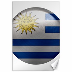 Uruguay Flag Country Symbol Nation Canvas 12  X 18 