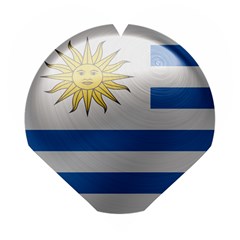 Uruguay Flag Country Symbol Nation Wooden Puzzle Heart by Sapixe