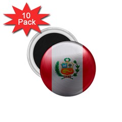 Peru Flag Country Symbol Nation 1 75  Magnets (10 Pack)  by Sapixe