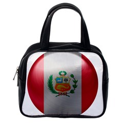 Peru Flag Country Symbol Nation Classic Handbag (one Side)