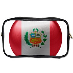 Peru Flag Country Symbol Nation Toiletries Bag (one Side) by Sapixe