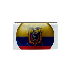 Ecuador Flag Ecuadorian Country Cosmetic Bag (small) by Sapixe