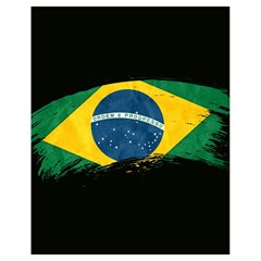 Flag Brazil Country Symbol Drawstring Bag (small) by Sapixe