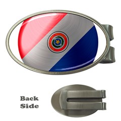 Paraguay Flag Country Nation Money Clips (oval)  by Sapixe