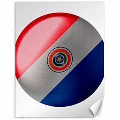 Paraguay Flag Country Nation Canvas 18  X 24 