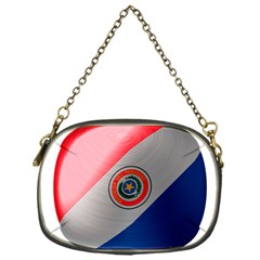 Paraguay Flag Country Nation Chain Purse (one Side)