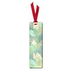 Watercolor Leaves Pattern Small Book Marks by Valentinaart