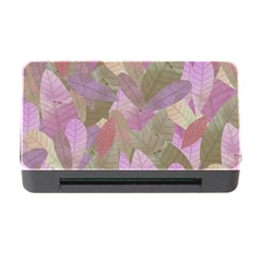 Watercolor Leaves Pattern Memory Card Reader With Cf by Valentinaart