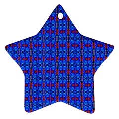 D 6 Star Ornament (Two Sides)