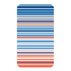 Blue And Coral Stripe 2 Memory Card Reader (Rectangular)