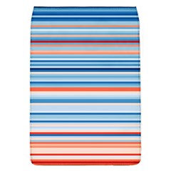 Blue And Coral Stripe 2 Removable Flap Cover (L)