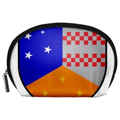 Coat Of Arms Of Magallanes Region, Chile Accessory Pouch (large) by abbeyz71