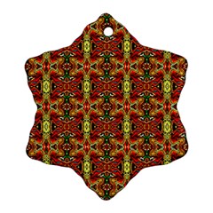 F 4 Snowflake Ornament (Two Sides)