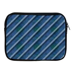 Blue Stripped Pattern Apple Ipad 2/3/4 Zipper Cases by designsbyamerianna