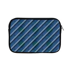 Blue Stripped Pattern Apple Ipad Mini Zipper Cases by designsbyamerianna