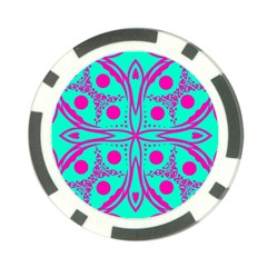 Butterfly Poker Chip Card Guard by designsbyamerianna