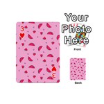 Summer Playing Cards 54 Designs (Mini) Front - Heart3
