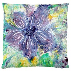 Original Abstract Art Large Flano Cushion Case (one Side) by scharamo