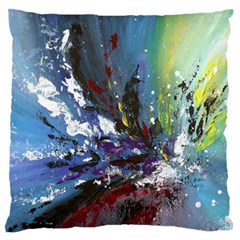 Original Abstract Art Large Flano Cushion Case (two Sides) by scharamo