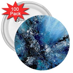 Original Abstract Art 3  Buttons (100 Pack) 