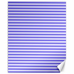 Striped Canvas 11  X 14  by scharamo