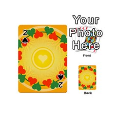 Mandala Floral Round Circles Playing Cards 54 Designs (Mini)
