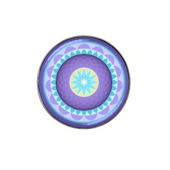 Mandala Circles Meditation Hat Clip Ball Marker (4 Pack)